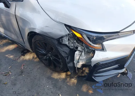 2021 Toyota Corolla Se Nightshade Edition z USA, uszkodzony, nr VIN 5YFS4MCE4MP097307